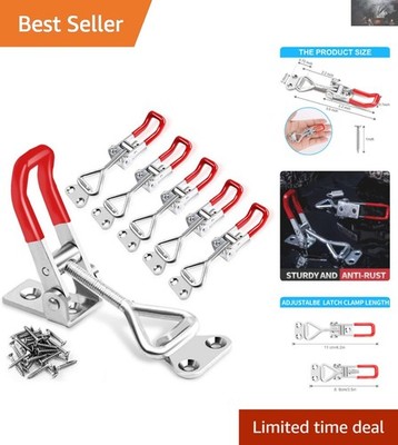 6 Pack Toggle Latch Clamps - 330Lbs Pull Capacity for All Your Projects