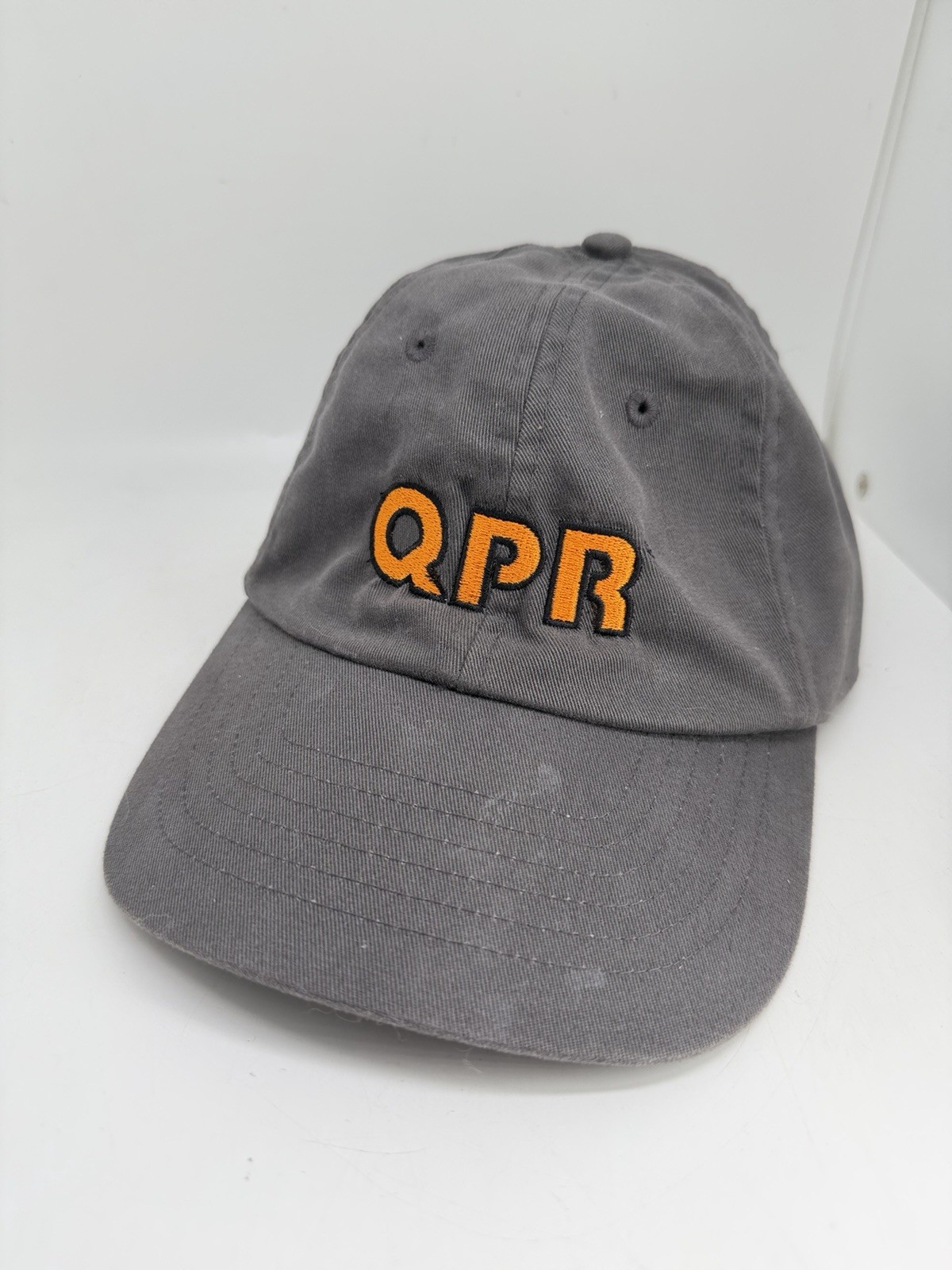 QPR Gray Ball Cap Hat Adjustable - image 1