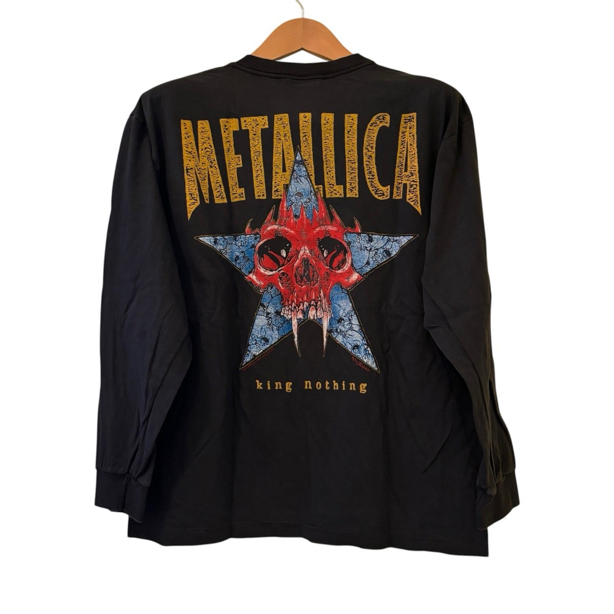 Metallica King Nothing Vintage 1996 Pushead Skull L Long Sleeve