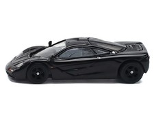 McLaren F1 Jet Black 1/64 Scale Diecast Model Car by Pop Race PR640230