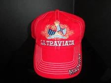 CAO La Traviata  Maduro  Red Embroidered Cigar Logo Baseball Cap