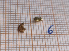 Alaska Gold Nuggets, Gold Nuggets, Naturgold aus Alaska, 2 Stück