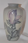 Rookwood Pottery Hand Painted Porcelain Vase L. Furukawa Lavender/Purple Flora