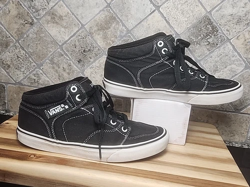 Scarpe da ginnastica uomo Vans Brooklyn sneakers alte in tela misura 7 5 M