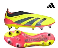 New Adidas Soccer Predator Elite SG Solar Yellow Solar Red M 5.5 W 6.5 IE0044