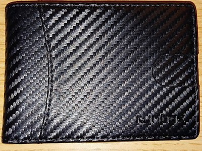 Runbox Men's Slimline Wallet with Money Clip and RFID protection. New w/o tags.