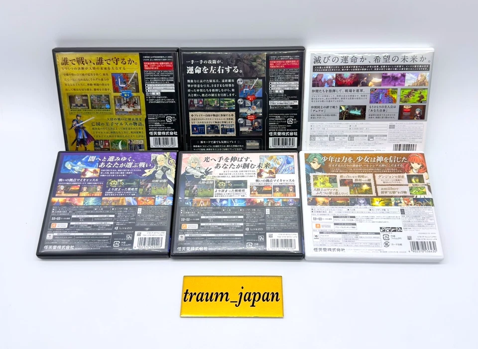 Lot 6 DS 3DS Fire Emblem Shadow Dragon Mystery Awakening Dark Bright Tested - Image 2 of 4