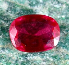 Gemstone Natural Beryl Bixbite Red Emerald 5.70 Ct Cushion Certified T13844
