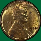 1939 Lincoln Wheat Cent Brilliant Uncirculated BU Coin #41027