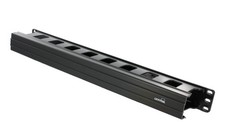 Horizontal Cable Management, Front Only, 491RU-HFO, Black
