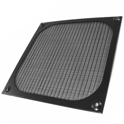 AABCOOLING Aluminium Lüfter Filter Grill 80mm Staubfilter SCHWARZ gehäuselüfter