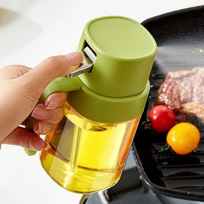 200ml YARRAMAT Glas Öl Sprühflasche Presse Öl Mister Luft Friteuse BBQ - GRAU