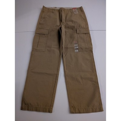 Levis 36/30 XX Chino Cargo Straight Pants Mens Khaki Tan Relaxed Fit New