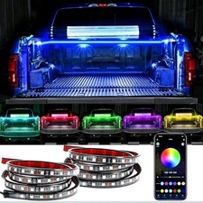 2PCS 60 Inch RGB Truck Bed Light Strip Kit with App Control 180 LEDs Neon Accent