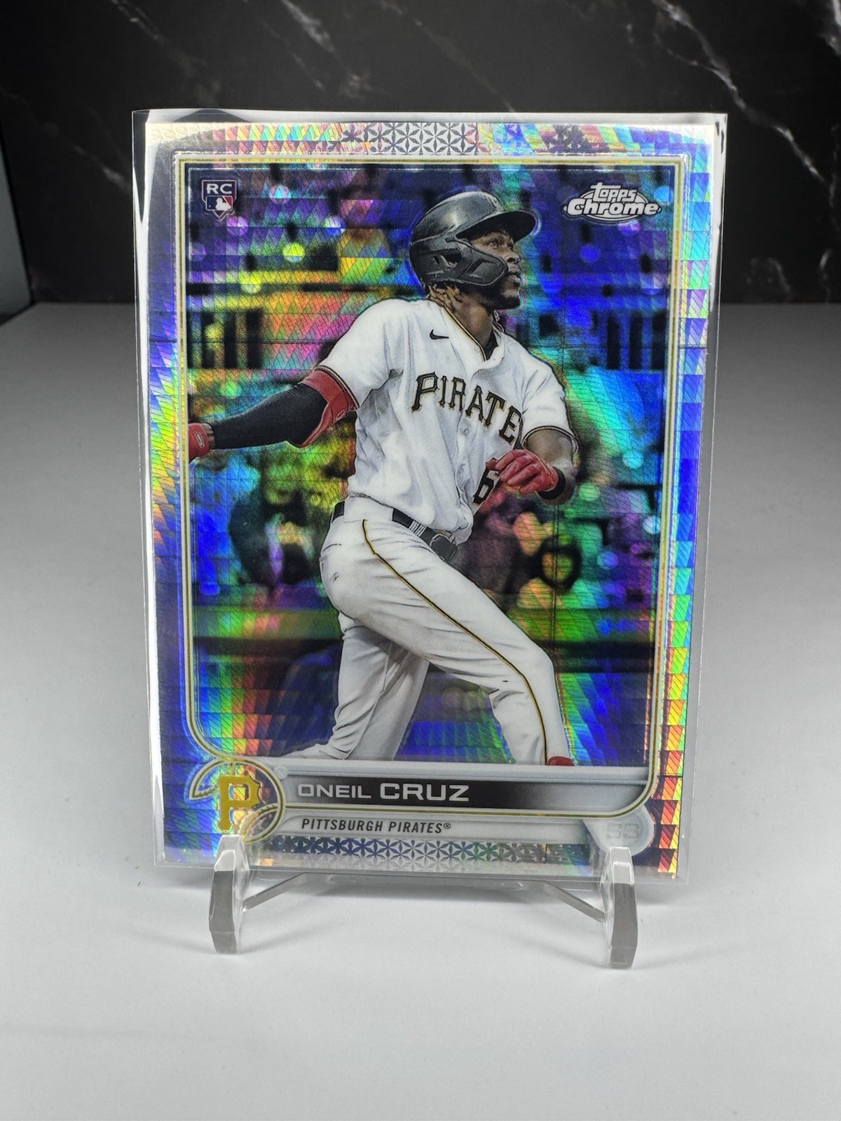 2022 Topps Chrome - Oneil Cruz #128 Prism Refractor (RC) Pirates Rookie