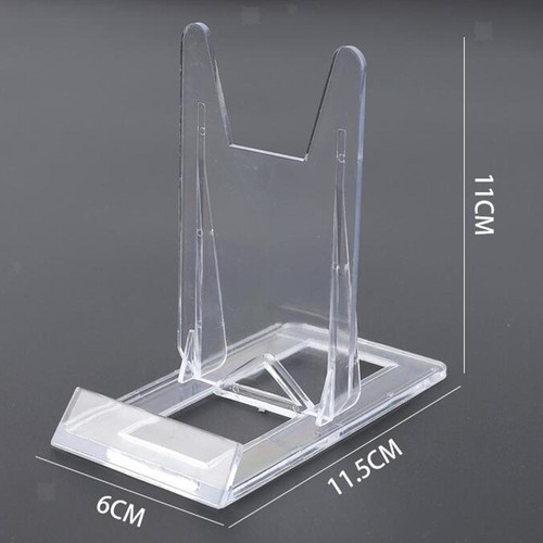 Ensemble de 5 petits présentoirs en plastique transparent pour livre DVD, - Afbeelding 5 van 7