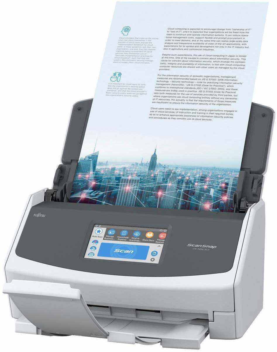 DOKUMENTENSCANNER MIETEN 1 Woche, Fujitsu ScanSnap iX1500 mieten 