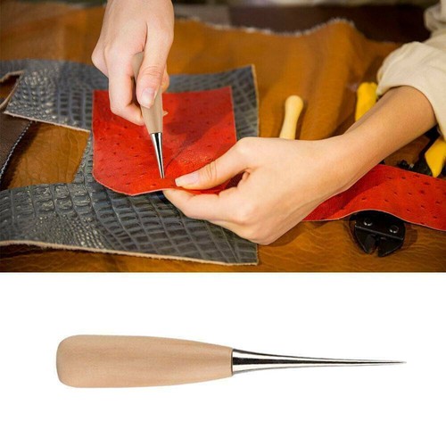 Leather Sewing Needles Set Stitching Needle Thread Thimble Shoes Repair Tool New - Picture 6 of 12