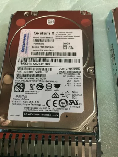Lenov0 00WG685 00WG868 00WG689 300GB 10K RPM 12Gbps 2.5" SAS Zero Hours - Picture 3 of 4