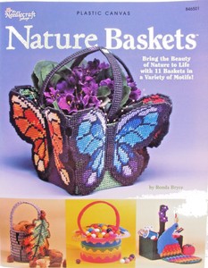 Plastic-Canvas-Baskets-Pattern-Book-Nature-Holidays-Christmas-Needlecraft-Shop