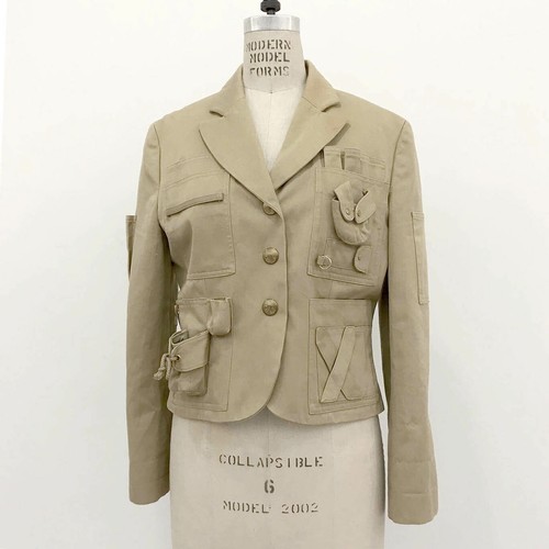 moschino military jacket