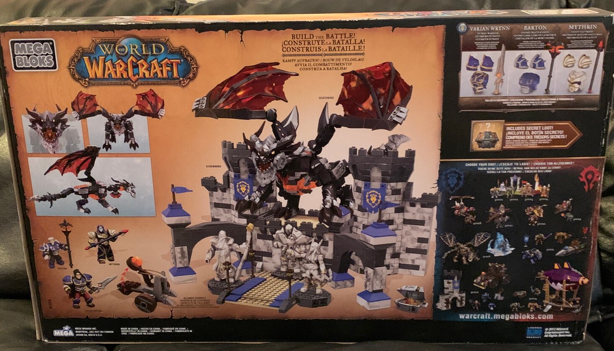 MEGA BLOKS WORLD WARCRAFT DEATHWING'S STORMWIND ASSAULT 91016 NIB