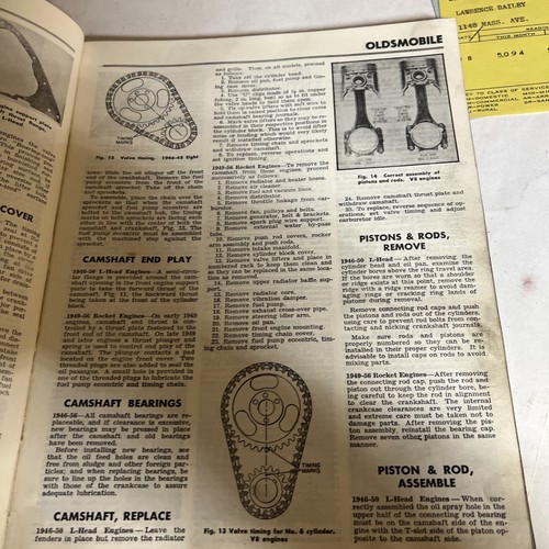 Motors Auto Repair Manual 1956 Covers All 1946-1956 Models 19th Edition - Picture 7 of 11