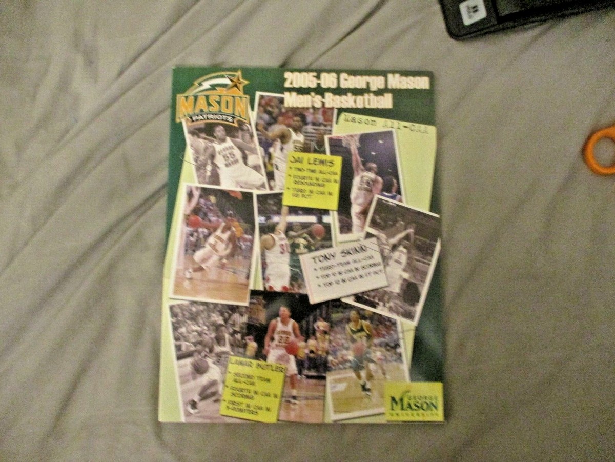 2005-06 GEORGE MASON PATRIOTS BASKETBALL MEDIA GUIDE 2006 FINAL