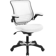 Modway Furniture Edge Mesh Office Chair, White - EEI-594-WHI