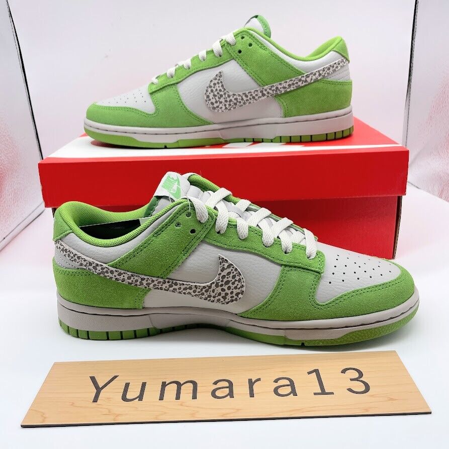 Nike Dunk Low 'Safari Swoosh - Chlorophyll' DR0156-300 - KICKS CREW