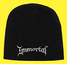 Immortal Logo Beanie Mütze Hat NEU & OFFICIAL!