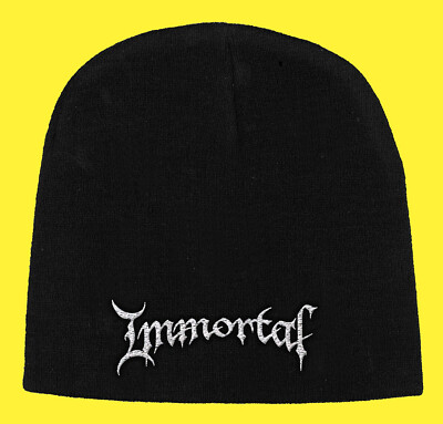 Immortal Logo Beanie Mütze Hat NEU & OFFICIAL!