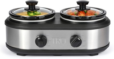 ... TRU Double Slow Cooker by Select Brands - Double Buffet Server for Parties