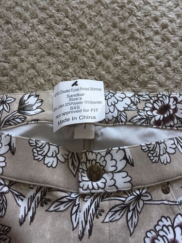 Hue Clouded Floral Printed Essential Denim Skimmer Leggings Jeggings UK Small - Picture 3 of 3