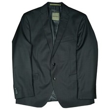 Welcome Men Jacket Suit Trousers Blazer Business Slim Fit 24 XL Black