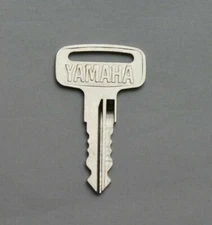 New Yamaha Pre-Cut Motorcycle Ignition Key - Older Models
