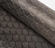 1PC 3K 240gsm Real Carbon Fiber Cloth Fabric Hexagonal Jacquard Weave 100*50