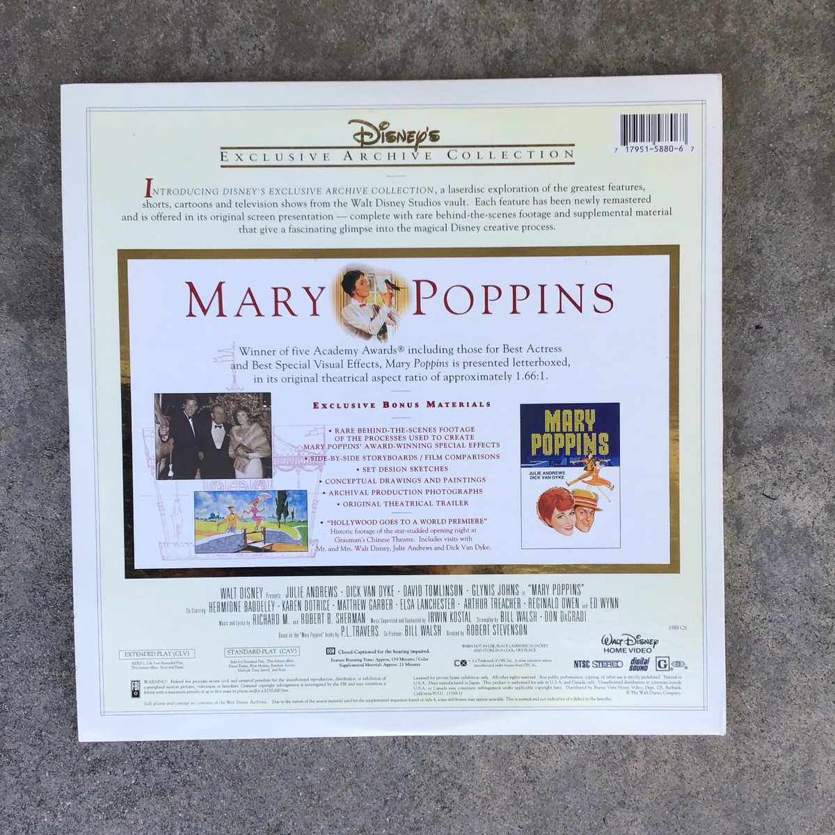 Mary Poppins Disney's Exclusive Archive Collection Letterbox