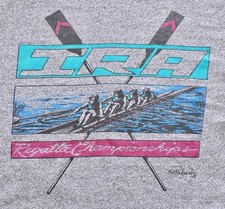 RARE Vintage 1988 IRA Regatta Championships Tank Top LARGE Gray - Rowing