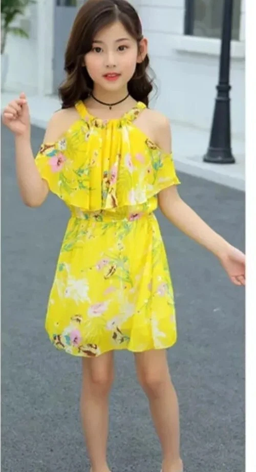 Yellow dress for cheap 4 year girl