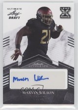 2021 Leaf Ultimate Draft 25/99 Marvin Wilson #BA-MW1 Auto 0u66