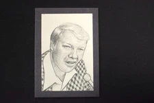 Harry Kalas 2012 Sportkings Series E Orginial Sketch 1/1 Redemption Art