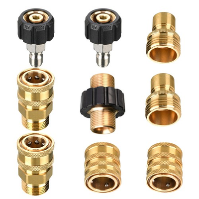 #ad Pressure Washer Adapter Set M22 to 3 8 Inch Quick Connect 3 4 Inch to Quick... $34.40