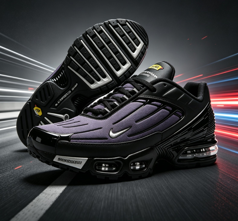 Nike Air Max TN Plus 3 Men Shoe Athletic Dark grey Sneaker