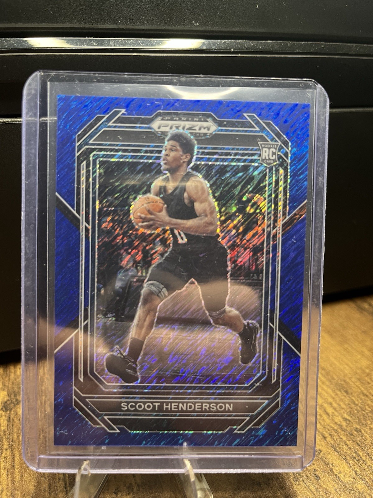 2023 Panini Prizm Draft Picks Scoot Henderson #24 (RC) Blue Shimmer FOTL # /19