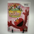 Sesame Street Elmos A-To-Zoo Adventure Nintendo Wii Educational Videogame