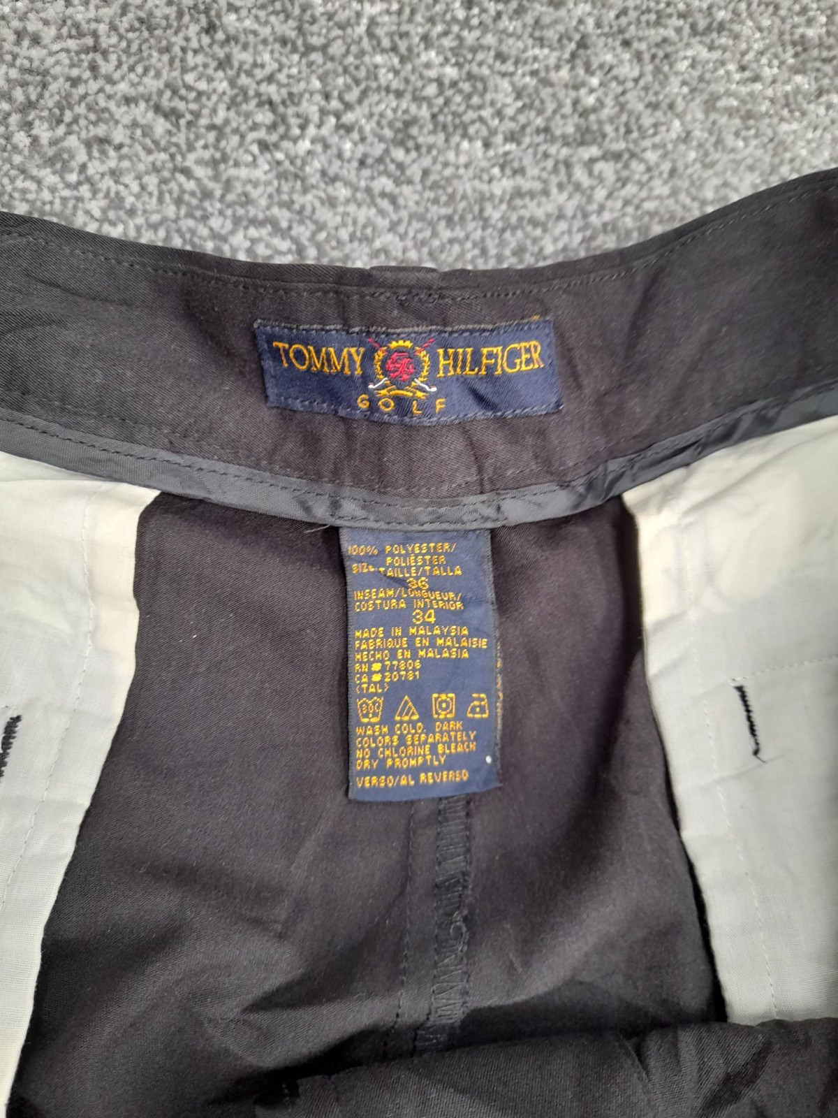 Tommy Hilfiger Golf Pants Polyester ,Black36" image 6