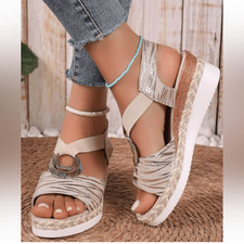 Stylish Black and Gold Women s Sandals