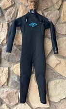 10 Kids Rip Curl E5 Dawn Patrol Wetsuit 3/2MM Chest Zip Fullsuit Youth Ab1859
