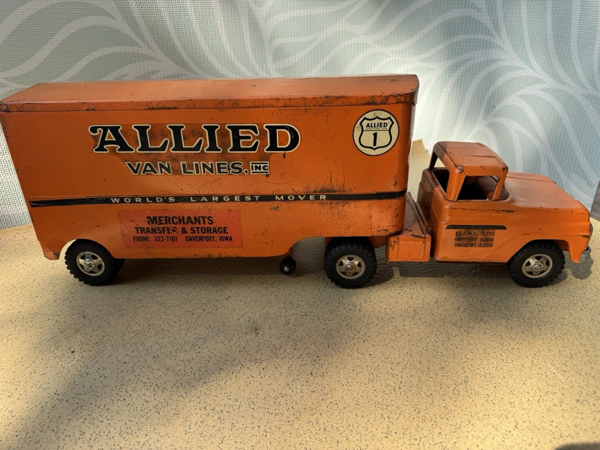 Tonka Orange 1960 Vehicle Year Vintage Manufacture Diecast Cars